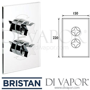 Bristan Compass Thermostatic Recessed Shower Valve Spare Parts - BR DV 198